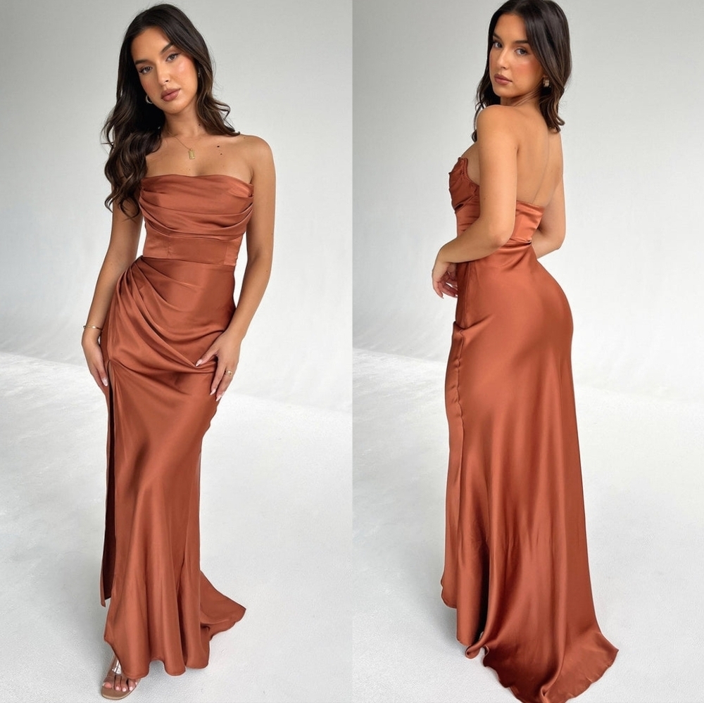 Thats So Fetch Lola Maxi Dress Rust
